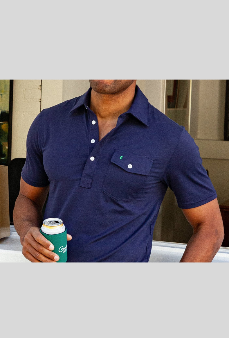 Criquet | Navy Blue Performance Player's Polo
