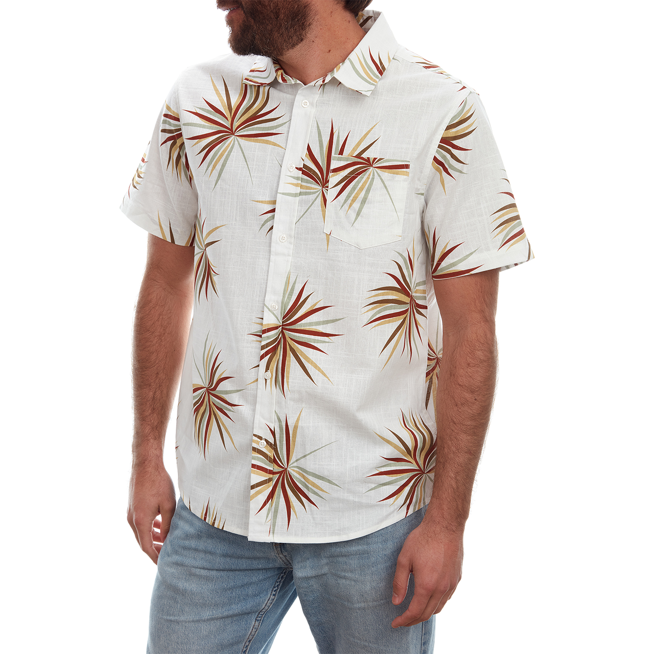 Desert Leaf Button Up
