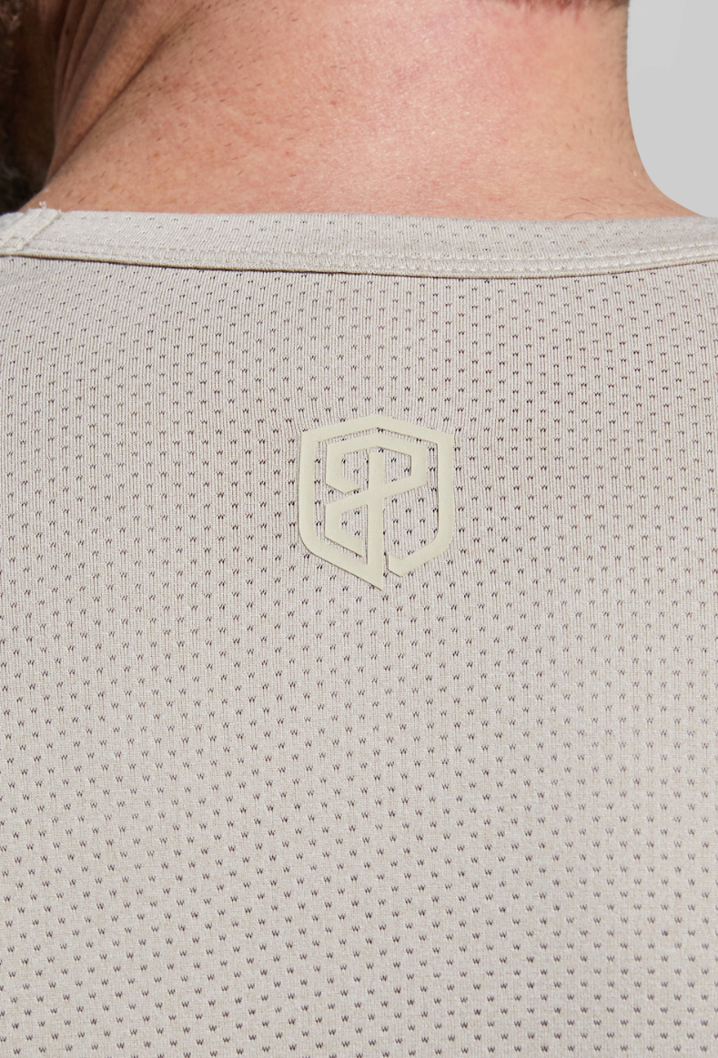 Born Primitive Heritage Raglan Long Sleeve Training Shirt-Tan