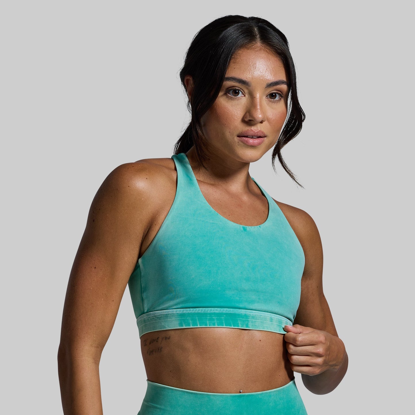 Helix Sports Bra-Washed Jade | Born Primitive