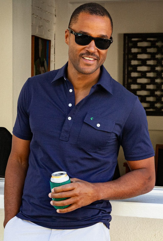 Criquet | Navy Blue Performance Player's Polo