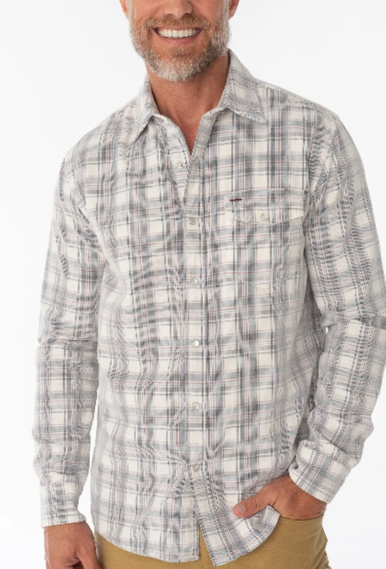 Criquet | Corduroy Long Sleeve-Plaid