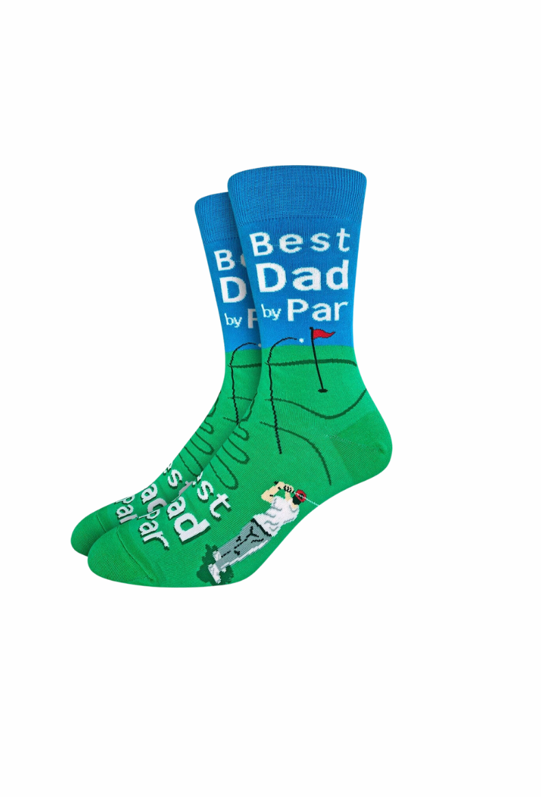 Best Dad by Par Socks