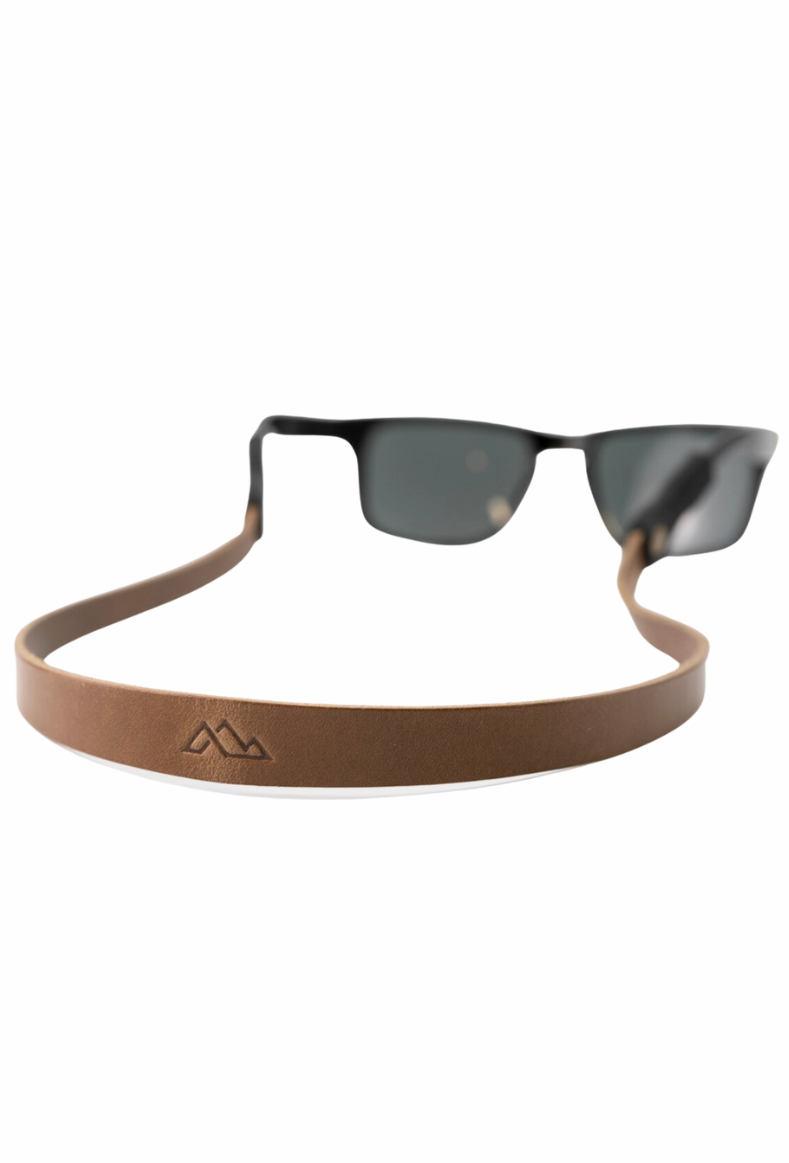 Leather Sunglass Strap-Maple
