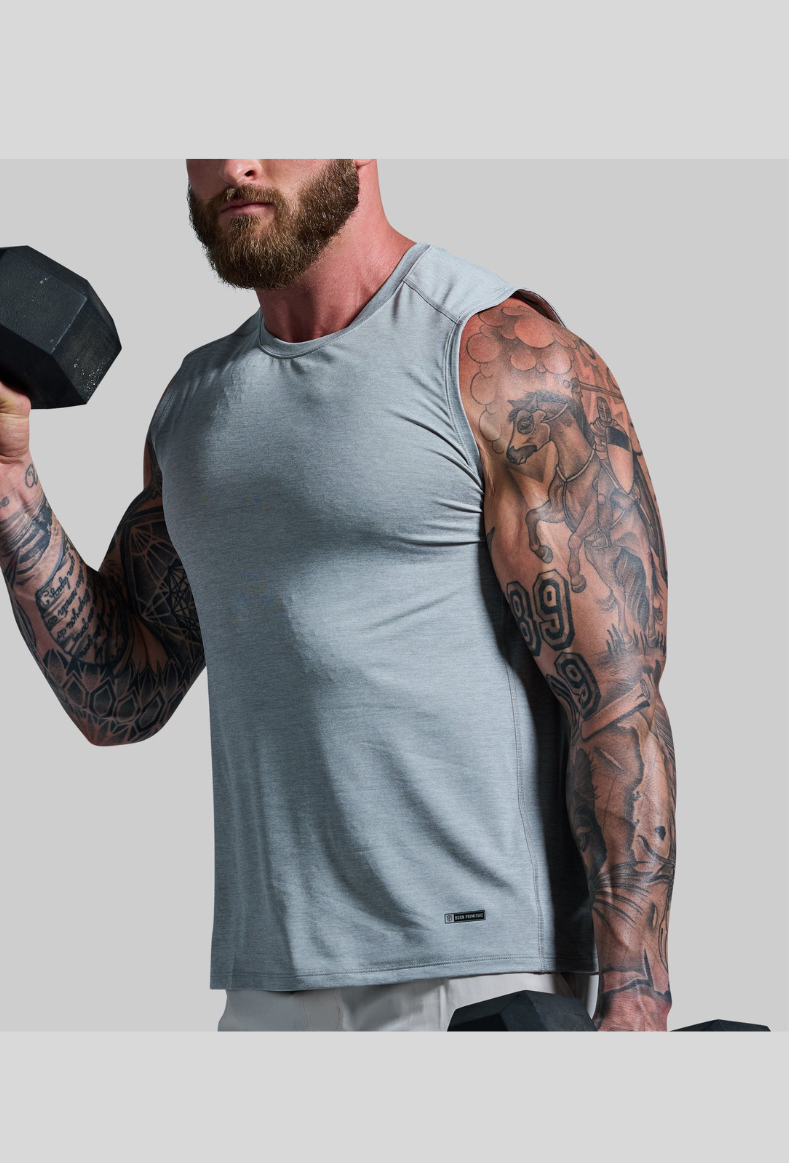 Training Muscle Tank-Grey