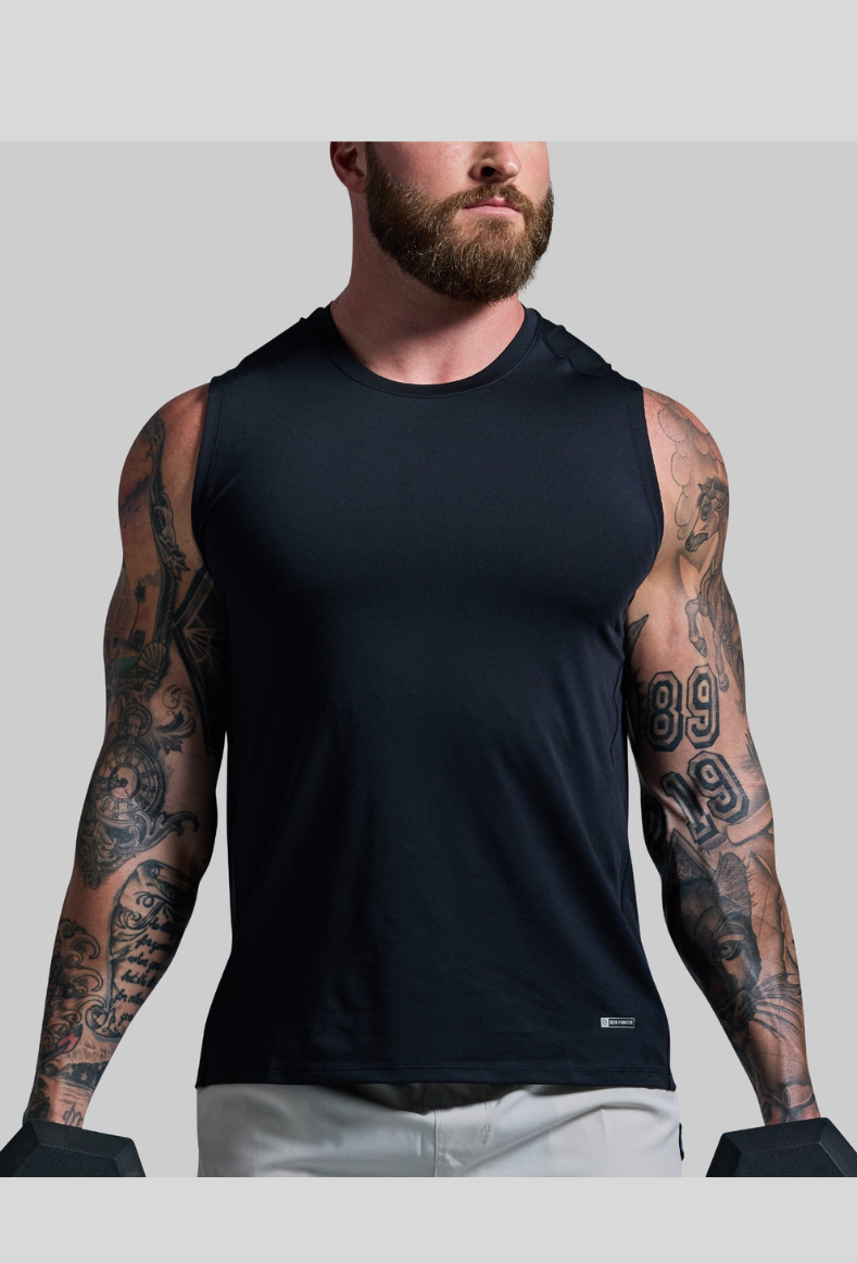 Training Muscle Tank-Black-Born Primitive