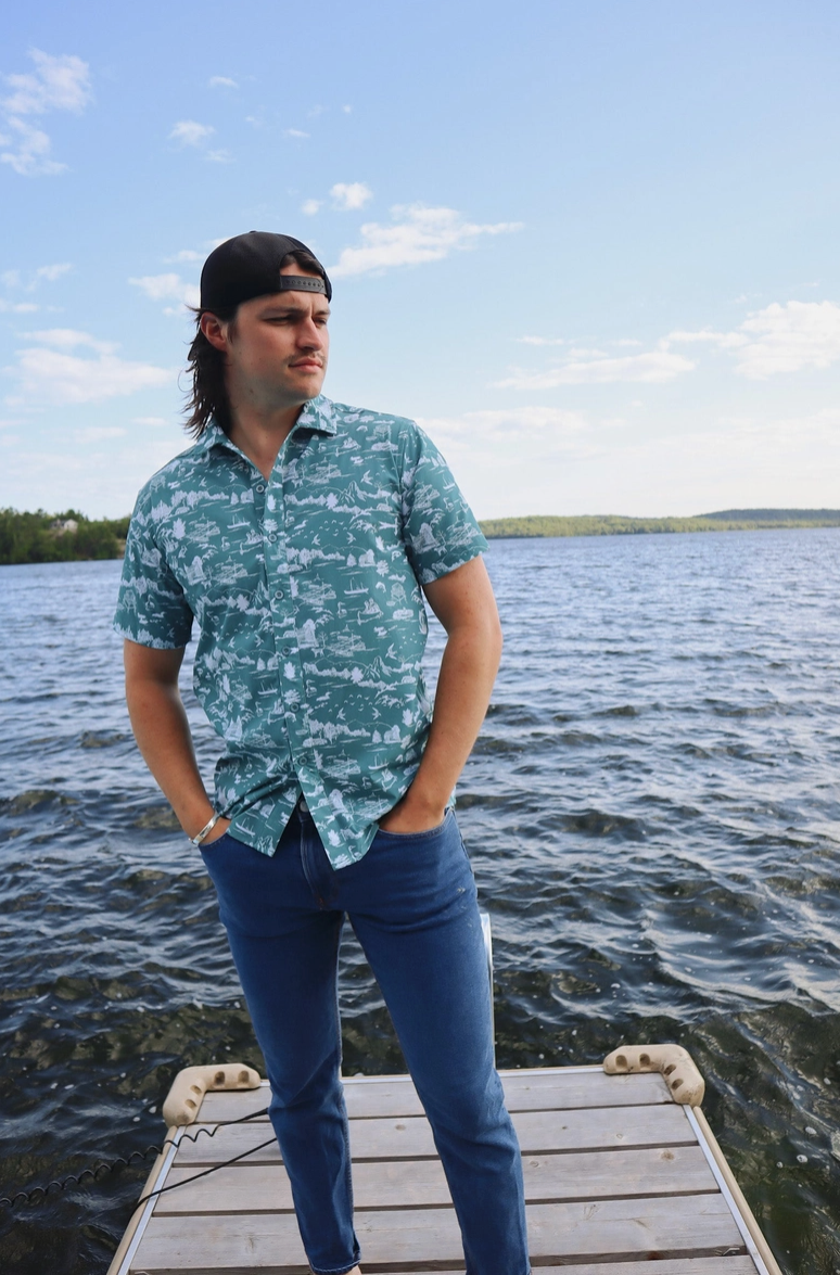Lake Nights Button Up