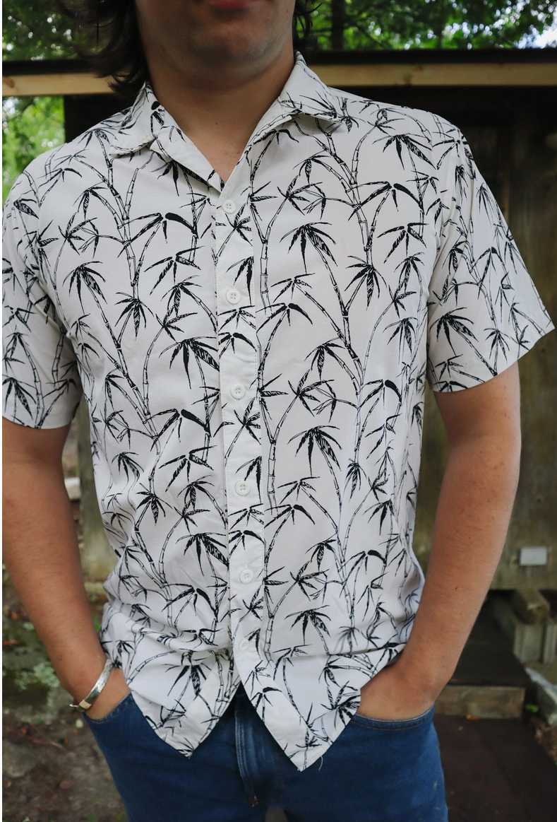 Palm and Cool Button Up