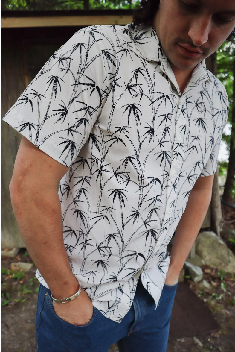 Palm and Cool Button Up
