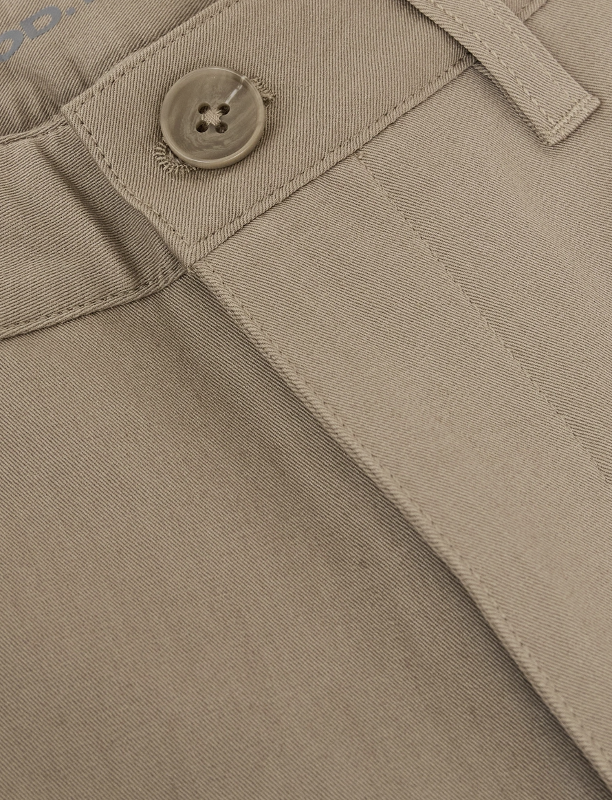 Khacki Classic Twill Shorts-9"