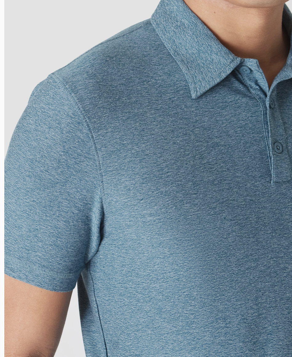 Light Blue Classic Active Polo