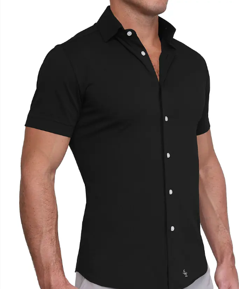 The Roth Black Short sleeve