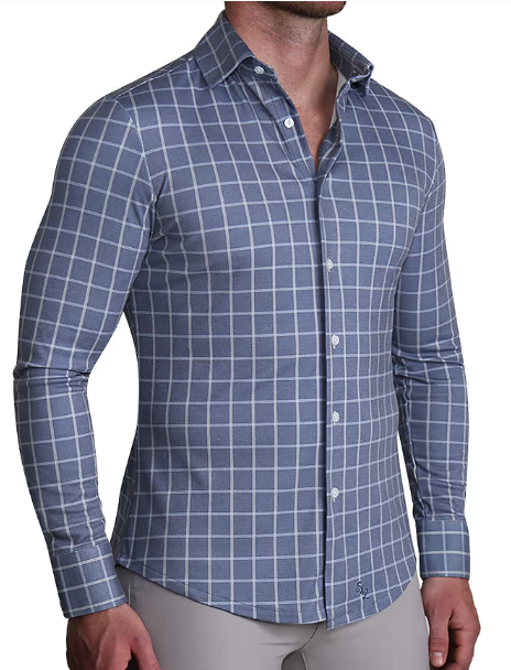 Davy-Blue plaid