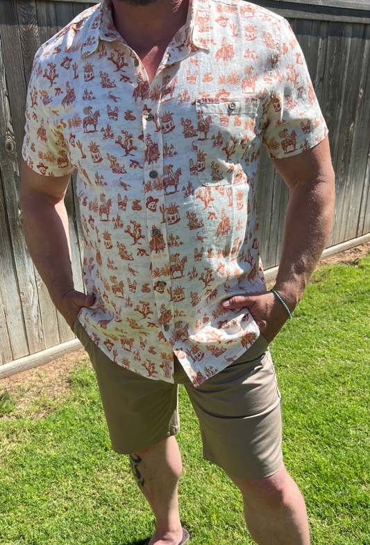 Muertos City Slicker Button Up-Sendero