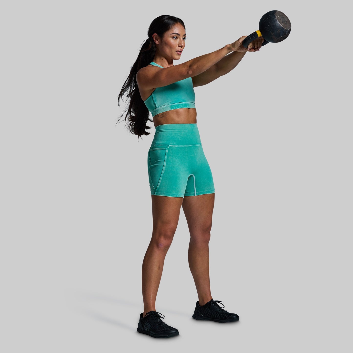 Born Primitive | Eccentric Shorts-Washed Jade