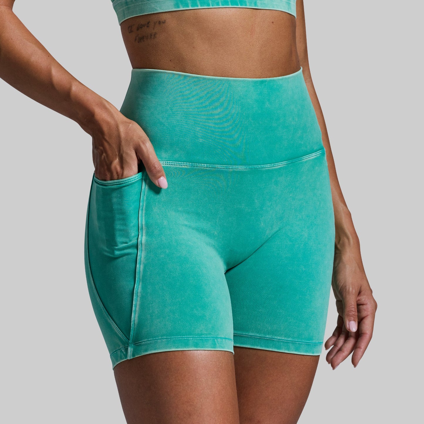Born Primitive | Eccentric Shorts-Washed Jade